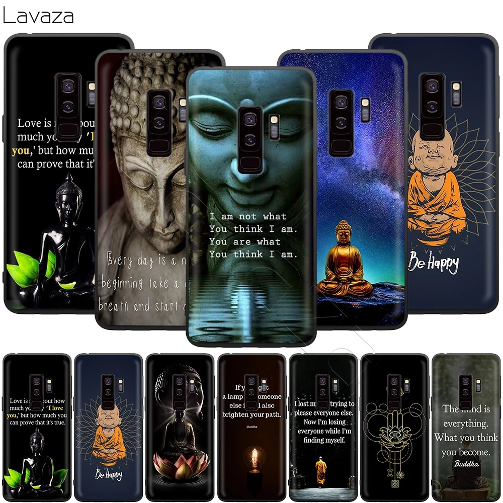 

Lavaza Be Happy Little Buddha Case for Samsung Galaxy J6 A9 A8 A7 A70 A6 A5 A50 A40 A30 A3 A10 2018