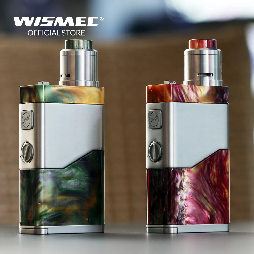 Оригинальный комплект WISMEC LUXOTIC NC Dual 20700 250 Вт с гильотинной V2 RDA Premade Clapton катушка 0 28