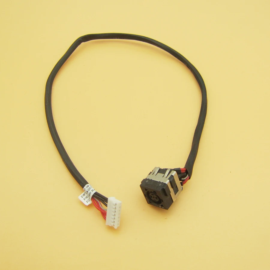 

2pcs NEW DC Jack with cable connector scoket For DELL E6400 E6410 E6500 E6510 M2400 M4400 DC Power Jack with cable 50.4RU07.101
