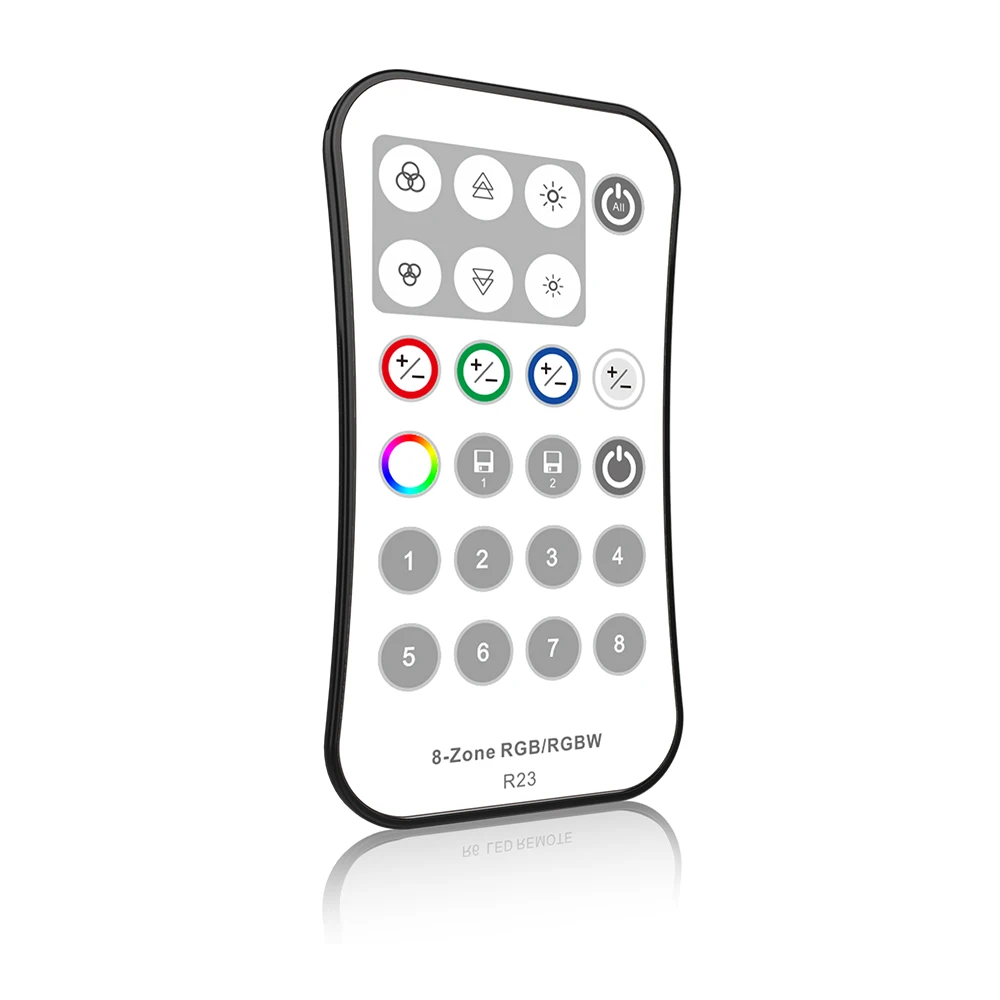 R23 8 зонный пульт дистанционного управления RGB/RGBW 2 4 ГГц Регулировка яркости и