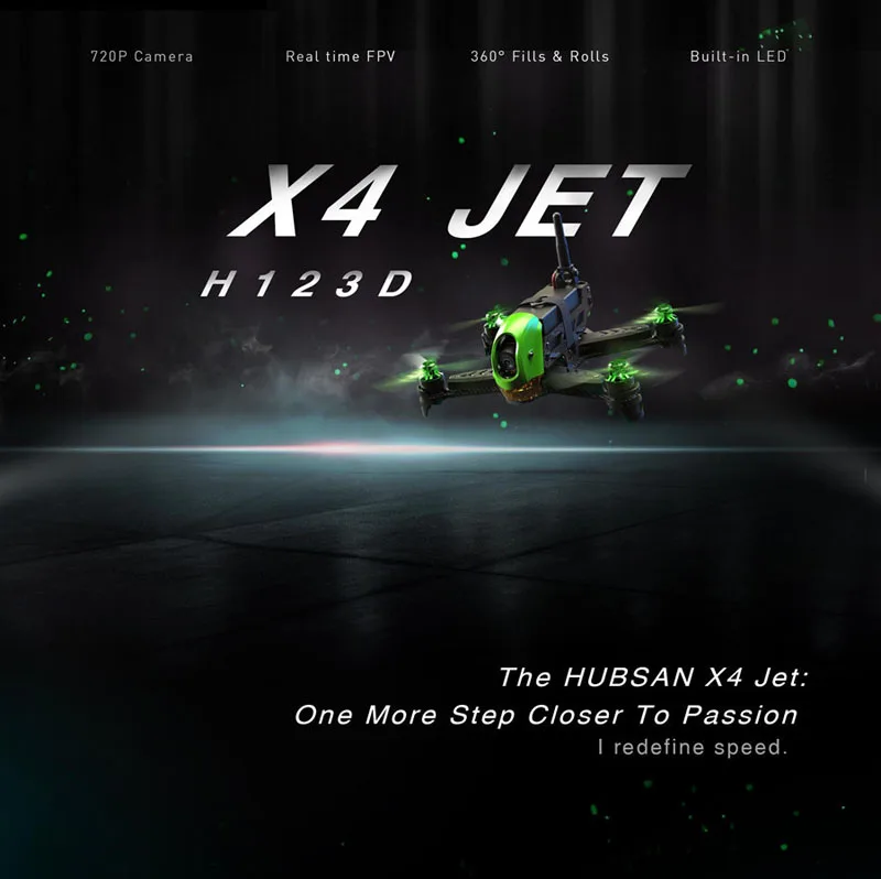 Hubsan H123D X4 JET 5,8G FPV с бесщеточным гоночным дроном 720P Регулируемая HD камера RC Квадрокоптер BNF/RTF