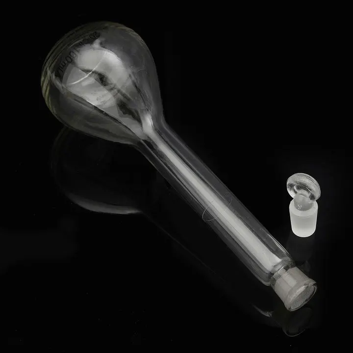4pcs/set/lot 25ml, 50ml, 100ml, 250ml measuring flask, volumetric flask for kinds lab experiments 43% 250ml