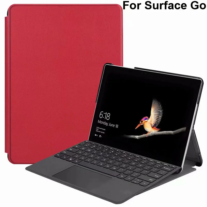 

Tablet keyboard Surface Pen Slot Holder for Microsoft Surface Go 10 inch Cover Shell Skin Surface go Case bag Pouch Capa Fundas