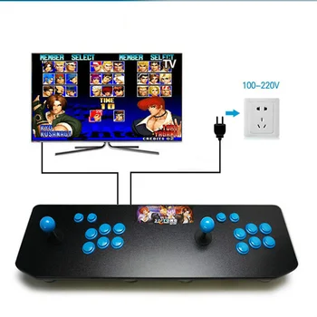 

Cdragon Retro Video arcade Joystick Double Stick Classic Console Light Built-in 960 in 1 Game Machine For PC For Windows USB