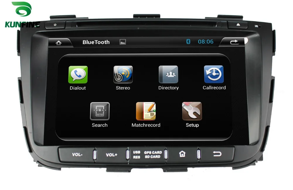 Car dvd GPS Navigation player for SORENT0 2013 8 inch B