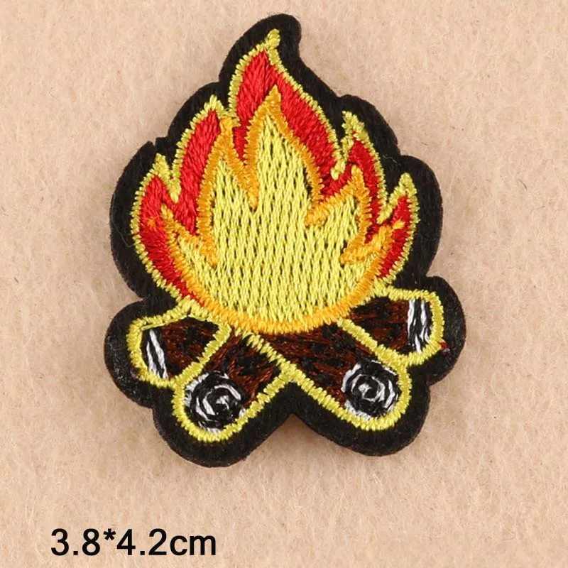 Патчи для одежды с вышивкой Bonfire патчи стикеры аксессуары одежды|iron on patch embroidered|iron