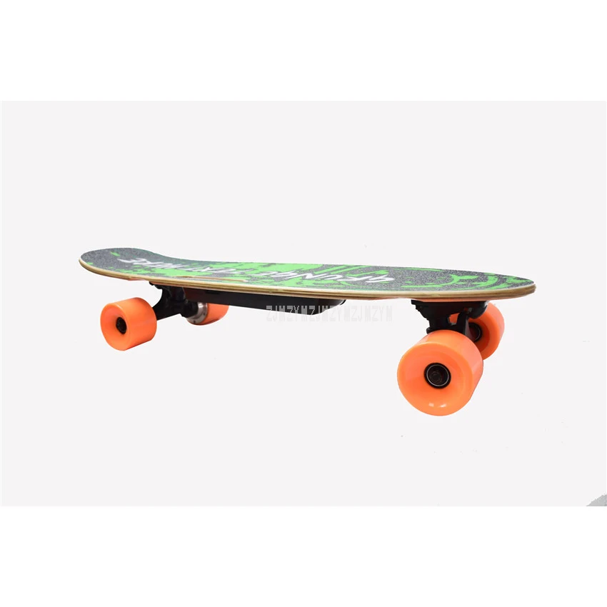 Best 150W 4-Wheel Electric Remote Control Skateboard Scooter Wood Longboard Skate Board Mileage 10-15km Kids Adult Street Board 110V 2
