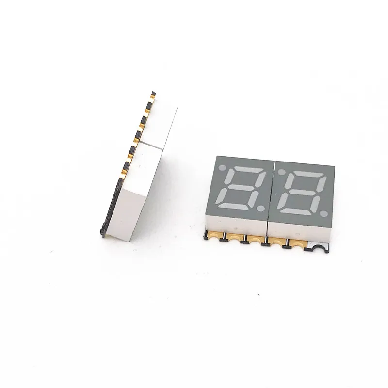 Светодиодная трубка Nixie tube 2 бита 10 шт. 0 28 дюйма красный 7 сегментов металлический