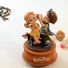 Вращающаяся музыкальная шкатулка для принцессы, подарок на день рождения, свадьбу, Рождество, для украшения дома