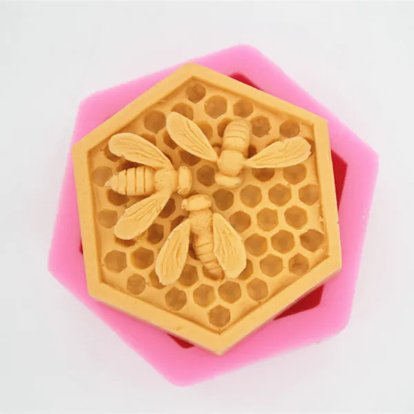 Пчелиное гнездо ремесло Мыло Формы Торт Шоколад воск свечи силиконовые формы