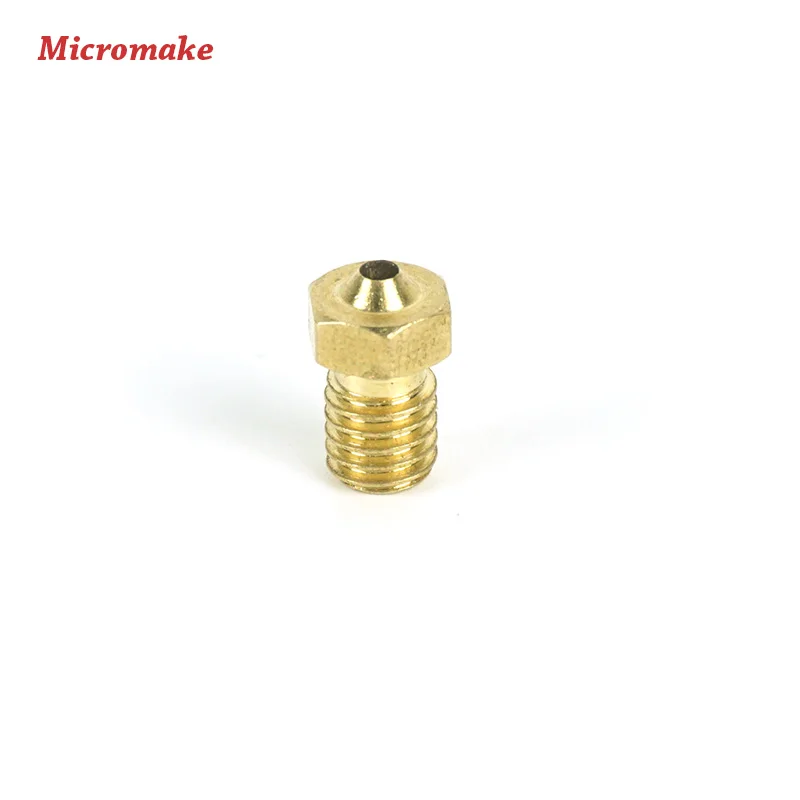 

Micromake 3D Printer Accessories 3d Printer Nozzle 0.2/0.3/0.4/0.5/0.8mm 5pcs/lot Extruder Head for 1.75mm Filament