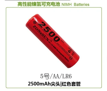 1,2 v li po li-ion батареи Ni-MH батареи 1 2 v lipo литий-ионные перезаряжаемые литий-ионные для 3000mAh 1. 2V 5 AA камеры радио - Цвет: 2500mah-red2