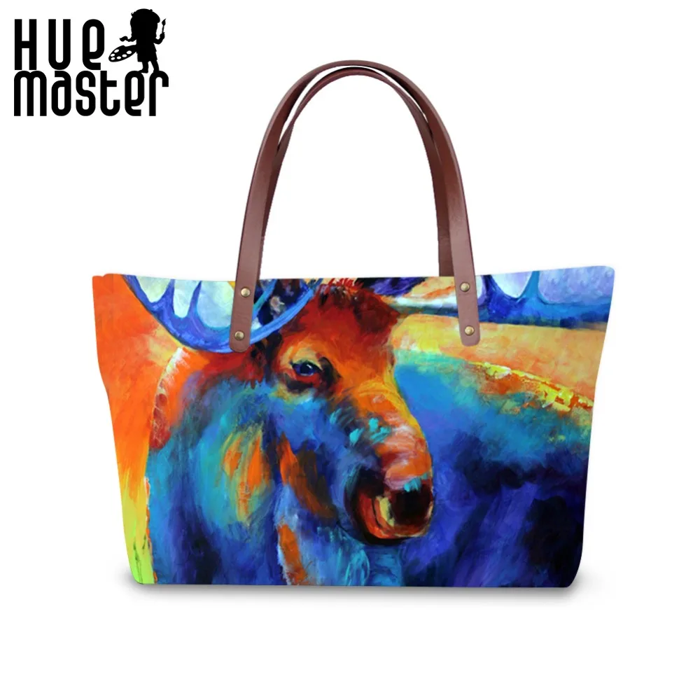 

Fashion Handbag Casual Travel Women Bags Watercolor Graffiti Print Ladies Handbags Large Shoulder Bags Ladies Tote Satchel