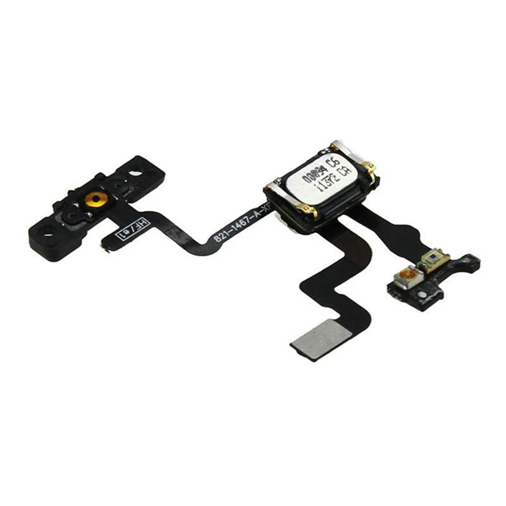 

Original For iPhone 6 6S Plus 4 4S 5S Power On Off Switch Button Light Sensor With Earpiece Bracket Flex Cable Replacement Parts