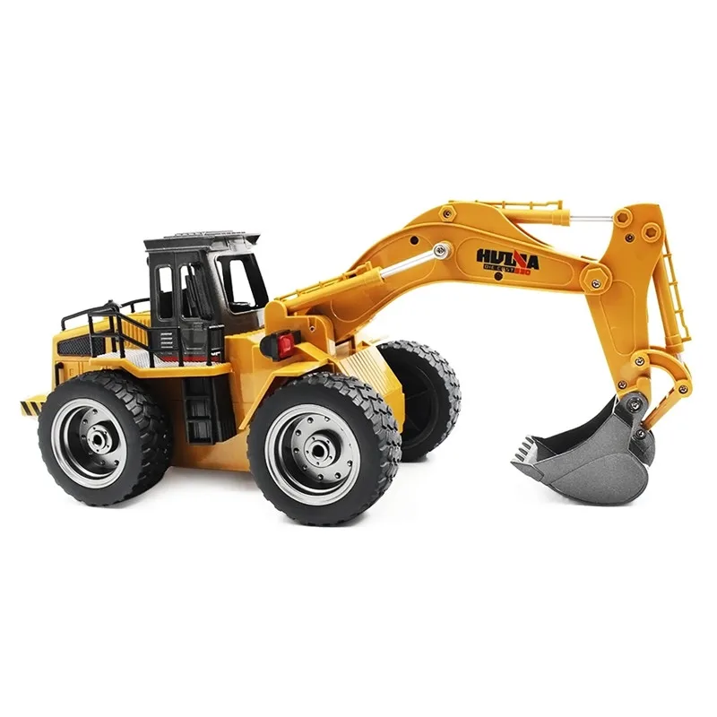 Huina 1530 1:18 RC металлический экскаватор с дистанционным управлением сплав Rooter
