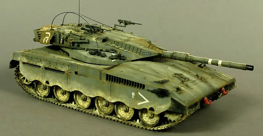 Тамия 35127 1/35 масштаб Меркава главный боевой танк