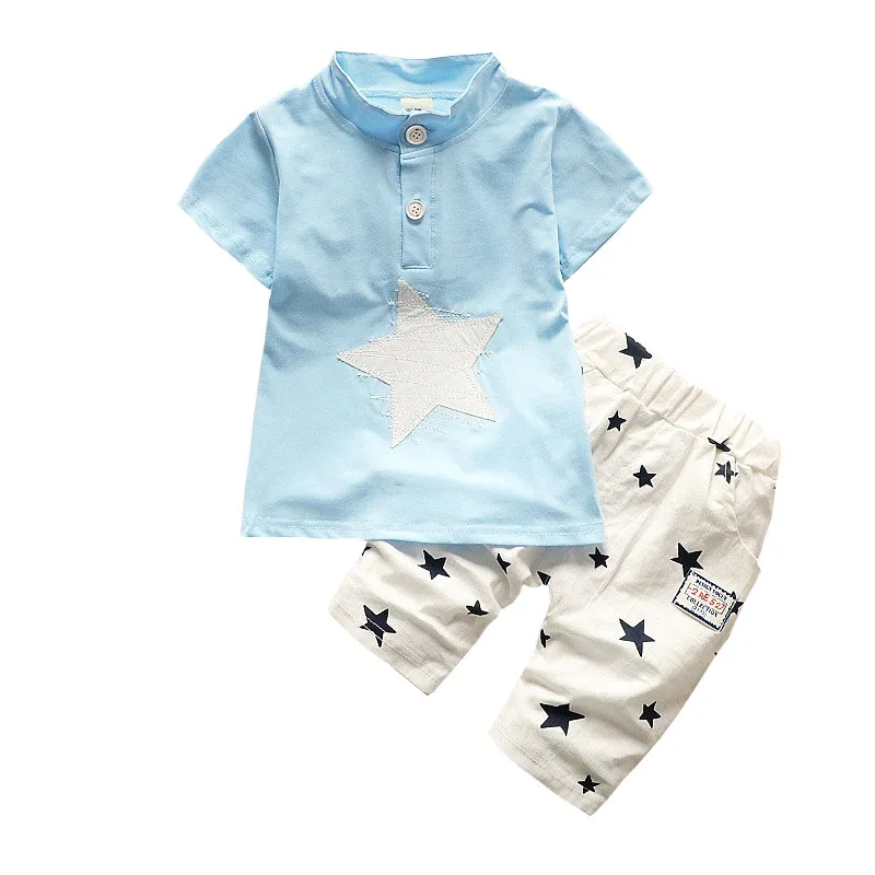 Baby Boys Clothing Sets Summer Newborn Baby Boys Clothes Set Cotton