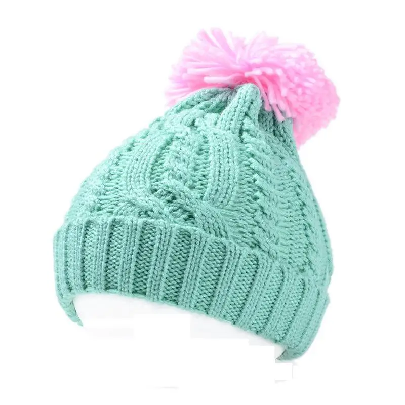 mint green beanie hat