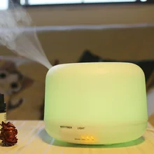 

300ml Portable Mini Nano Diffuser Aromatherapy Air Humidifier Auto Shut-off Essential Oil Diffuser with Colorful LED Light
