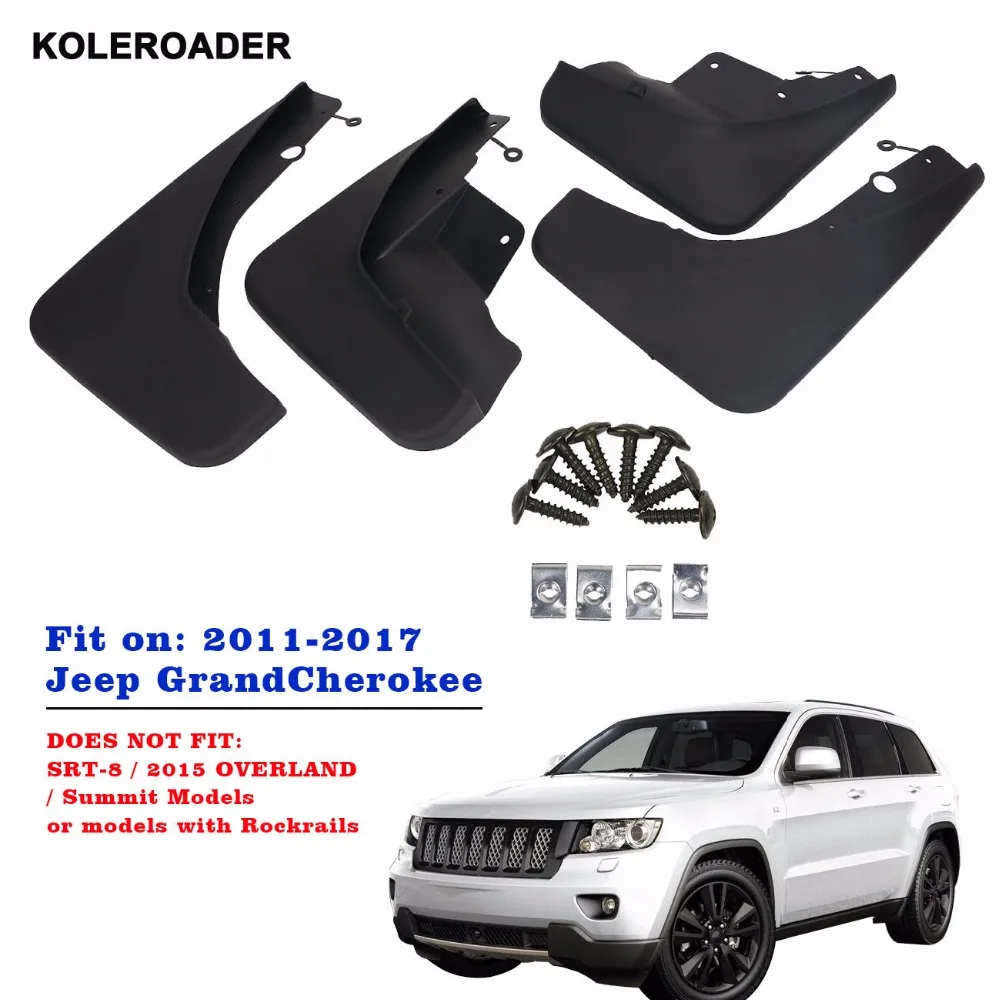 Спереди и сзади литой Всплеск брызговики для Jeep Grand Cherokee 2011 2017|Грязезащита| |