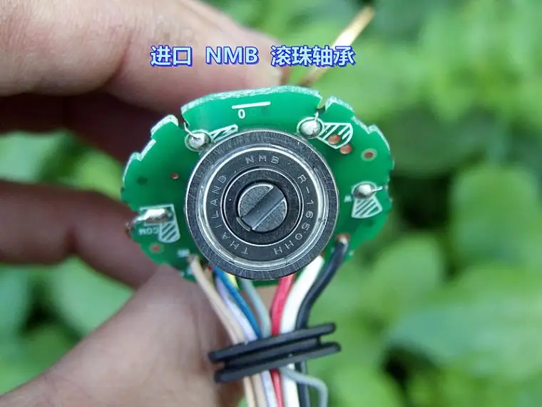 Sinano DC бесщеточный двигатель DC36V 48V двойной шариковый подшипник, бесшумная с высоким крутящим моментом DIY