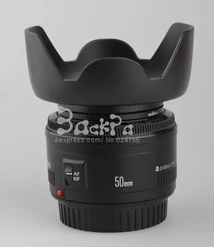 Бленда объектива камеры DSLR 52 мм ES-62 II крышка с лепестком для объектива Canon EF 50 мм f/1,8 II