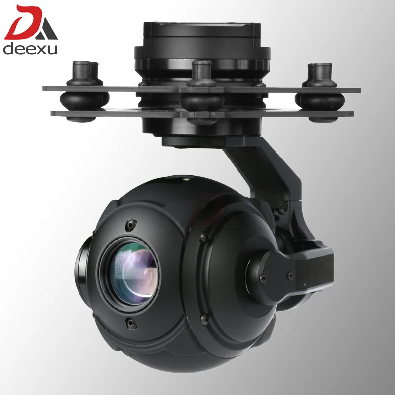 Легкая 365g 3 осевая камера UAV gimbal 10x zoom 1080P HD беспилотная камера| |