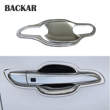 

8pcs Auto Car-styling Covers For Hyundai Tucson 2017 2016 2015 External Door Handle Bowl Panel Frame Trim Stickers Accessories
