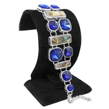 Винтажные высококачественные ювелирные изделия, стразы, Ретро стиль, Абалон, раковина, этнический стиль, браслет, ювелирные изделия