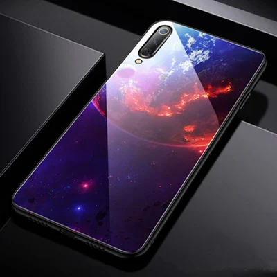 Чехол для Xiaomi mi 9 SE, чехол из закаленного стекла для Xiaomi mi 9 SE, чехол с изображением деревянного камня, противоударный чехол с мягкими краями mi 9SE, жесткий чехол s - Цвет: A5
