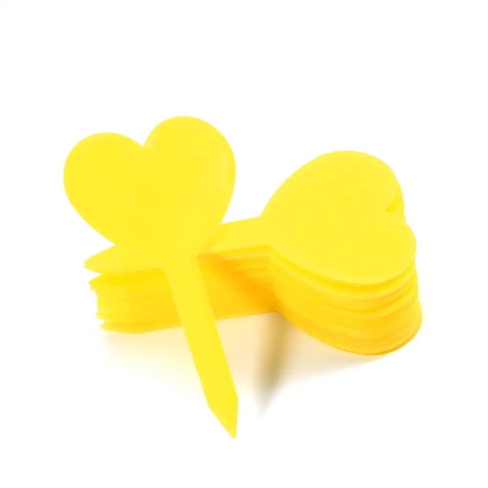 100 шт. Цвет Фул Пластик чехол с изображением сердечка цветка имя метки