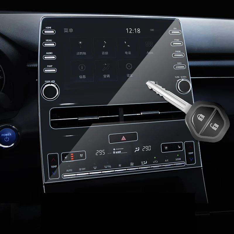 ТПУ HD навигации плёнки управление экран царапинам защиты автомобиля интимные аксессуары для Toyota Avalon