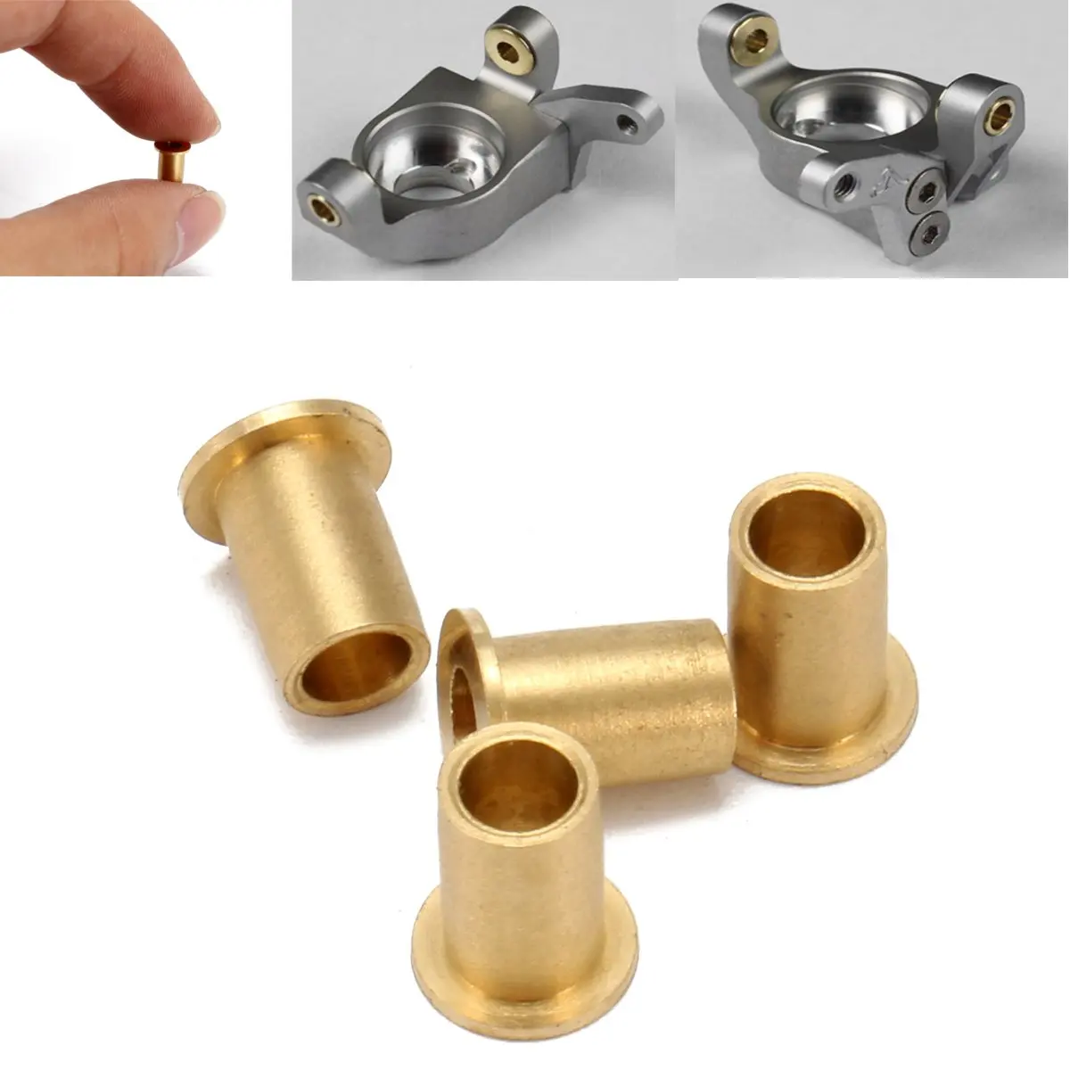 

4 Pcs Knuckle Bushings Axial SCX10 Wraith EP 1 10 RC Car Parts Crawler