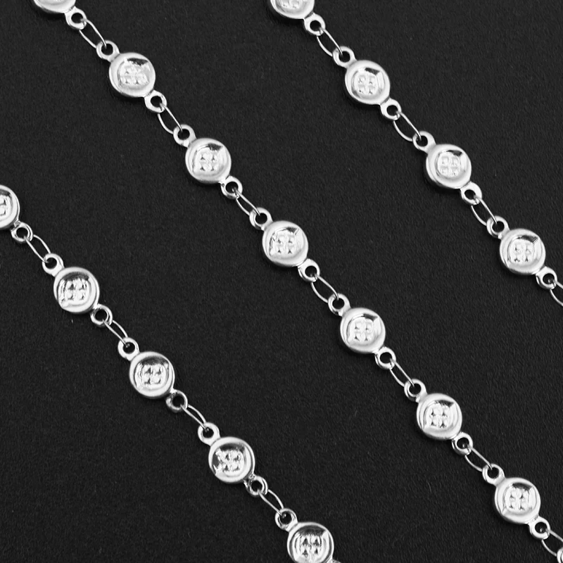 

New listing of handmade circular wave point 5.5 * 9MM jewelry chain wholesale
