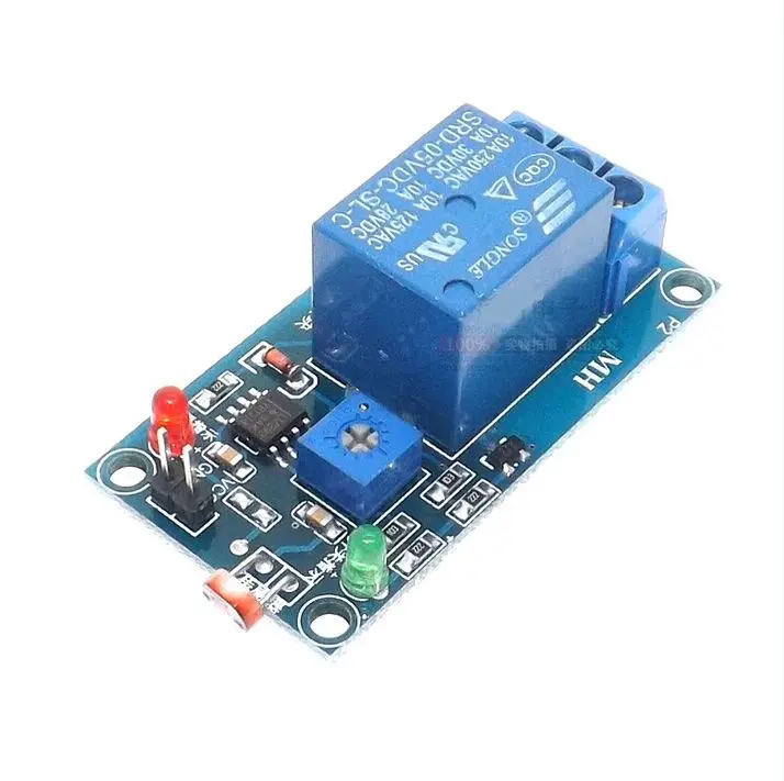 

5V 12V Light Photoswitch Sensor Switch LDR Photoresistor Relay Module Light Detection Photosensitive Sensor Board for arduino