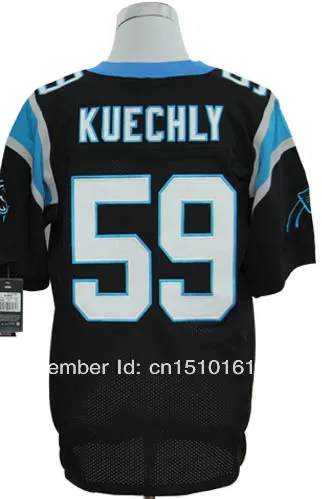 Free Shipping 59 Luke Kuechly Black Elite Wholesale football Jerseys Cheap | Спорт и развлечения