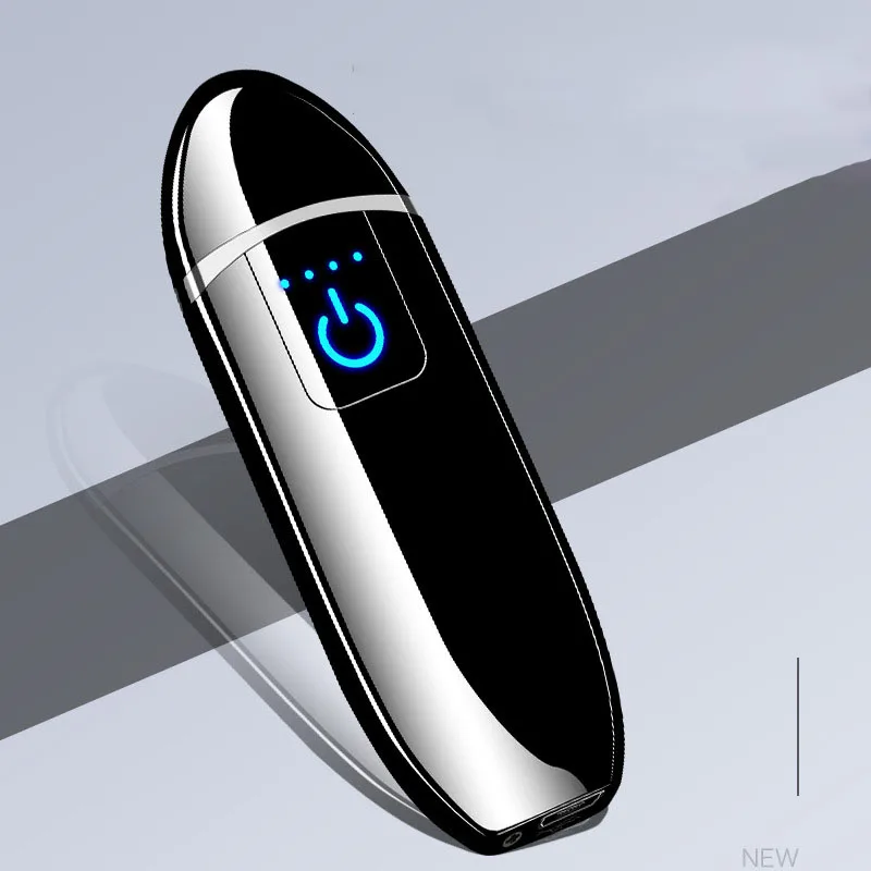 USB отпечатков пальцев Индукционная Зажигалка электронная для сигарет; защита от ветра турбо Вольфрамовая Зажигалка плазменная дуговая зажигалка аксессуары для курения