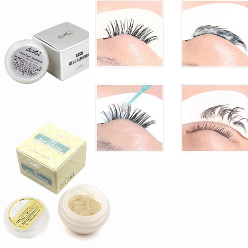 

Funmix 5g Hypo-allergenic Adhesive Fake Eyelash Glue Professional Grape Seed Oil Eyelash Remover Glue Makeup Removers Tool TSLM2