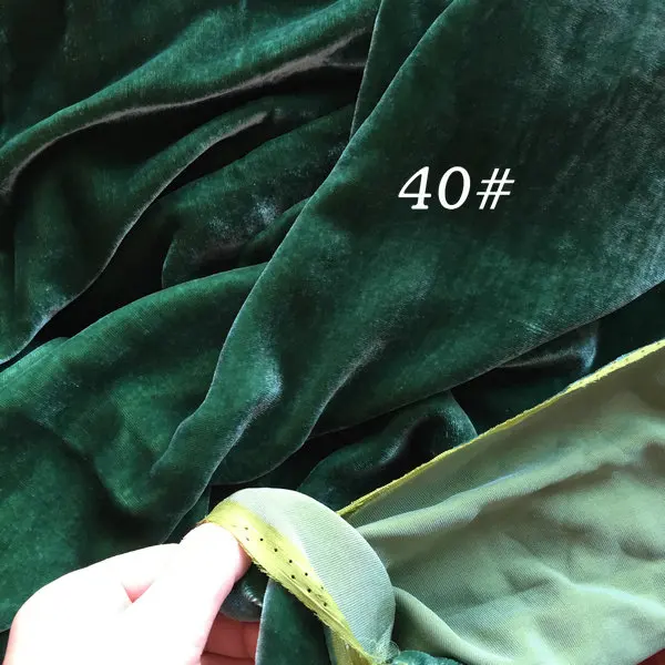 65 цветов шелковая велюровая ткань шелковая бархатная ткань для бархатного платья шелковая ткань