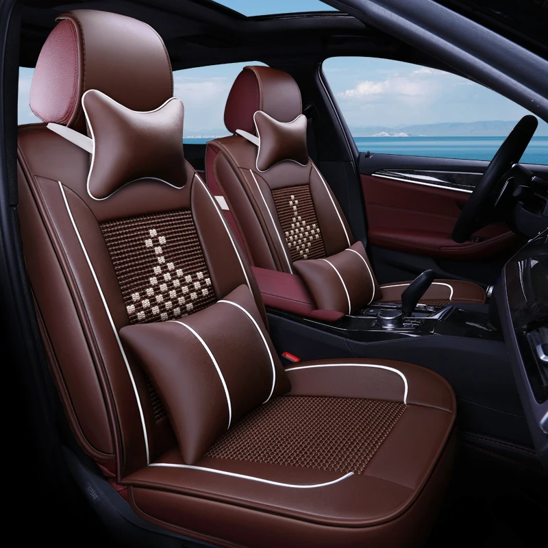 

leather linen car seat cover for BMW e30 e34 e36 e39 e46 e60 e90 f10 f30 x3 x5 x6 car accessories auto styling