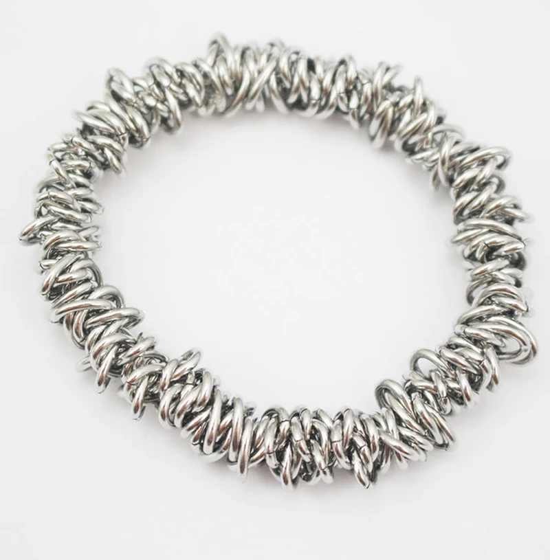 

Pulseiras Design Fashionable Elastic Bangle Bracelet Stainless Steel Link Chain Bracelet Metal Wristband Bangle Bracelet