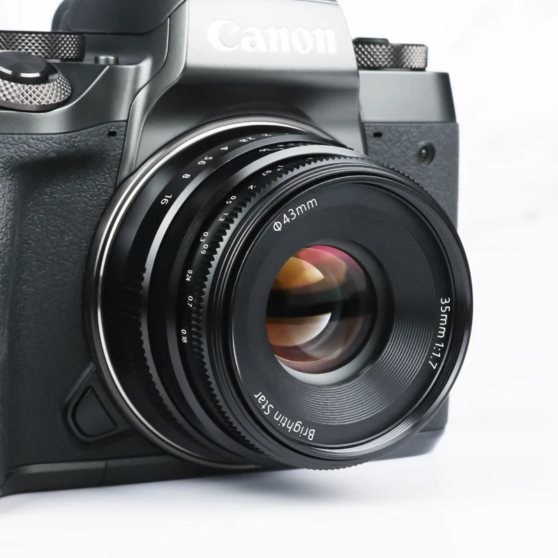Объектив с фиксированным фокусным расстоянием 35 мм F1.7 для фотоаппаратов Canon и
