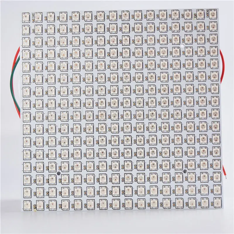 16*16 пикселей 5050 RGB WS2812B панель SK6812 WS2812 адресуемый Ragid светодиодный экран
