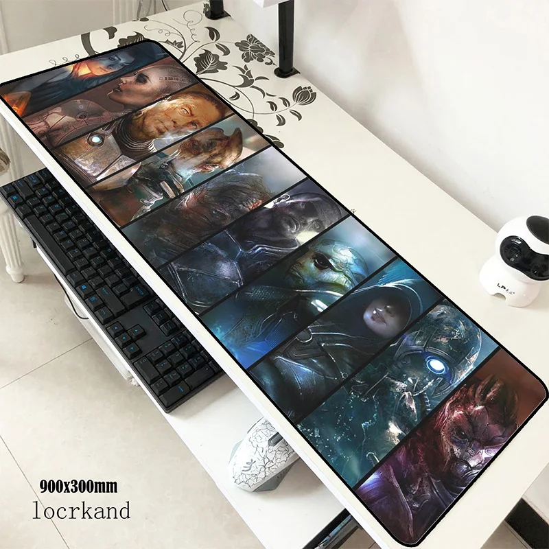 Массовый эффект коврик для мыши 90x30 см Коврик xl лучший игровой геймер лучшие