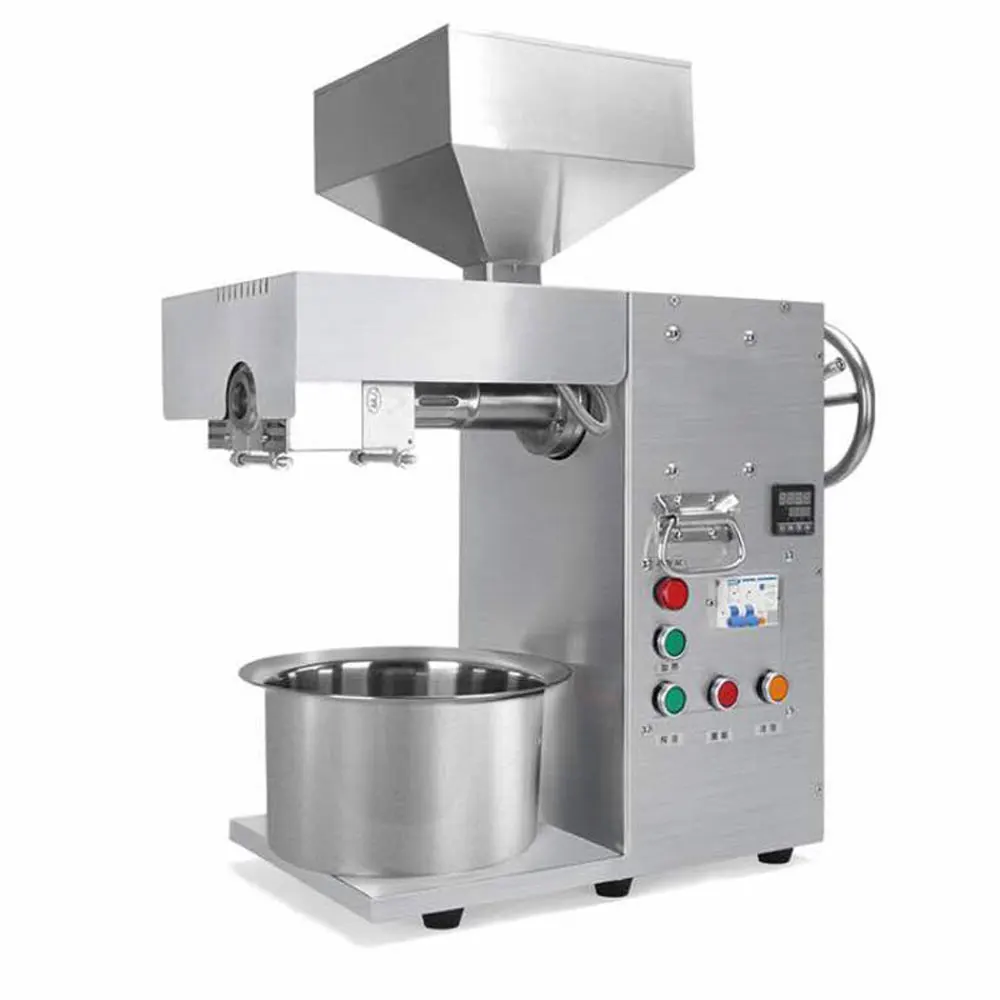 

Automatic oil press machine, Small business oil presser for home, stainless steel seed oil extractor, oil extraction machine