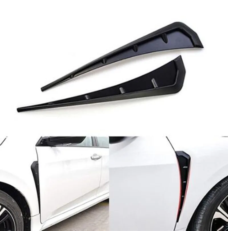 

Vehicle High quality Vent Fender R Side Type 1 Pair Air Wing Cover Trim ABS