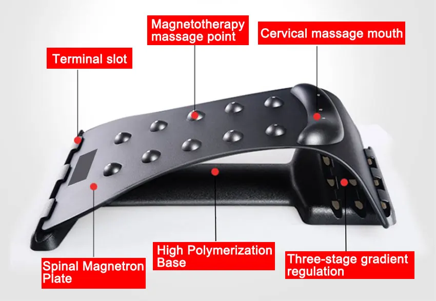 AMKEE Многоуровневое устройство для коррекции шейного отдела позвоночника тяговое устройство массажер талии массаж спины Релаксация