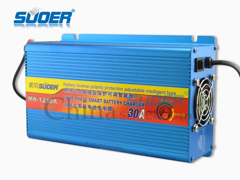 Suoer【 зарядное устройство для аккумулятора 】 30A 12V Универсальное автомобильного