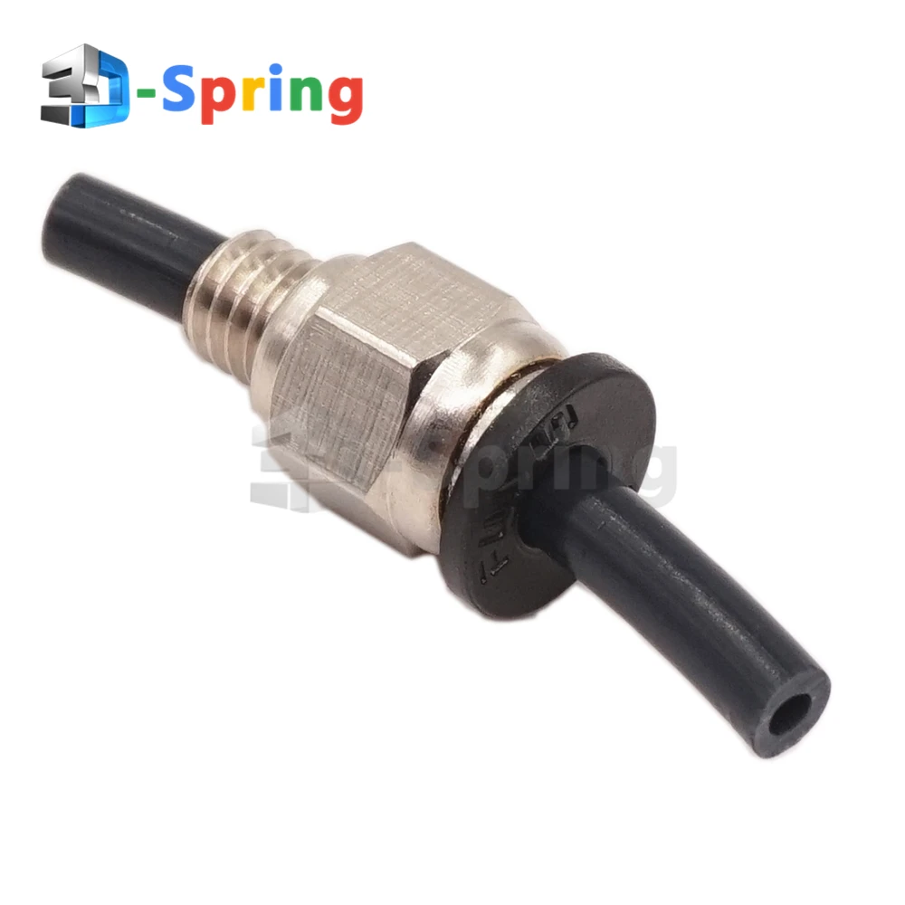 PC4-M6 التجهيزات الهوائية PC4 M6 3.2mm 3.7mm 4.3mm تتحمل PC4-M5 ل 1.75mm 3mm 4mm أنبوب PTFE سريعة المقرنة ل 3D طابعة Extuder