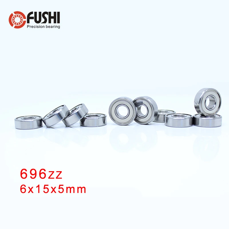 696ZZ Bearing ABEC 5 10PCS 6x15x5 MM Miniature 696Z Ball Bearings 619/6 ...